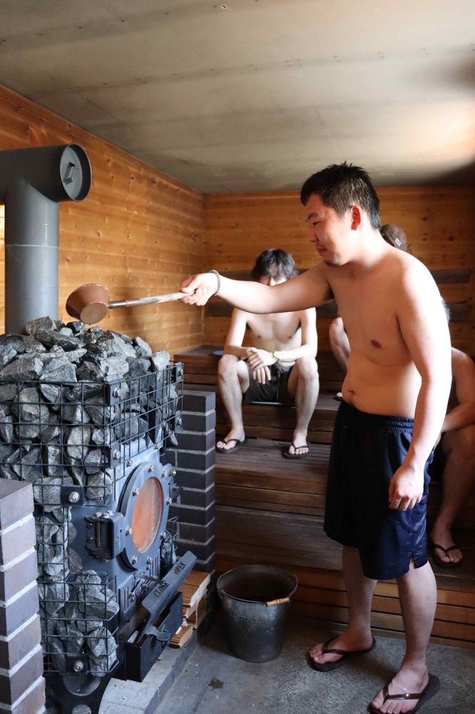 自由にロウリュもできる