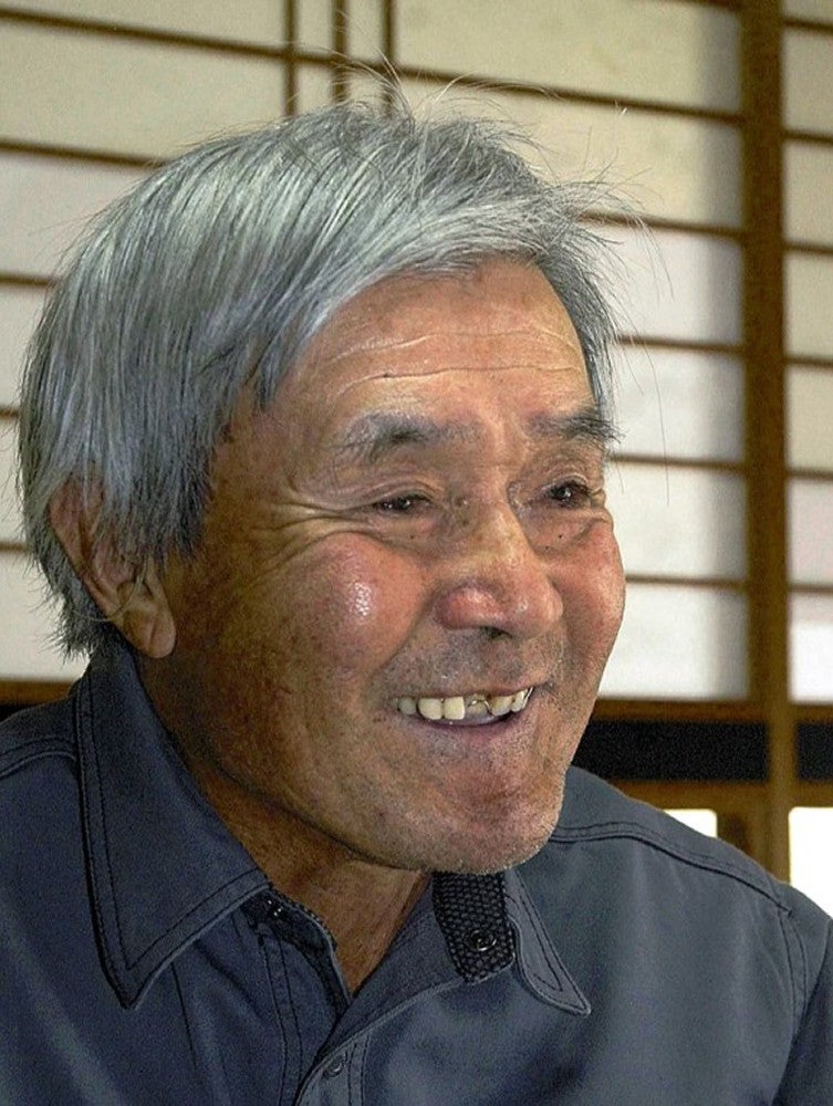 吉井正澄さん（２０１２年５月１６日撮影）