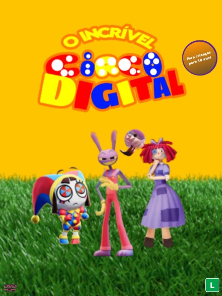 Novo DVD O Incrível Circo Digital pela gravadora KFCARE Music as músicas educativos para crianças para 10 anos