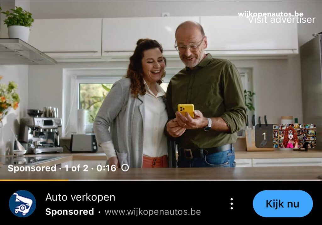 素晴らしい日ですね。ついに WijKopenAutos の広告をスキップできるようになりました