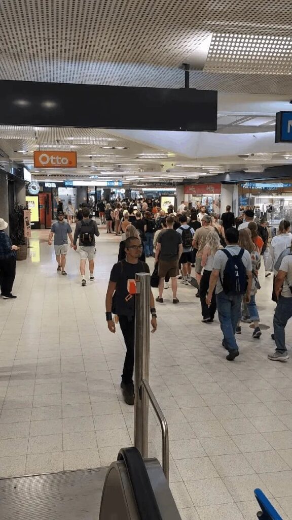 現在のヘルシンキ大学駅