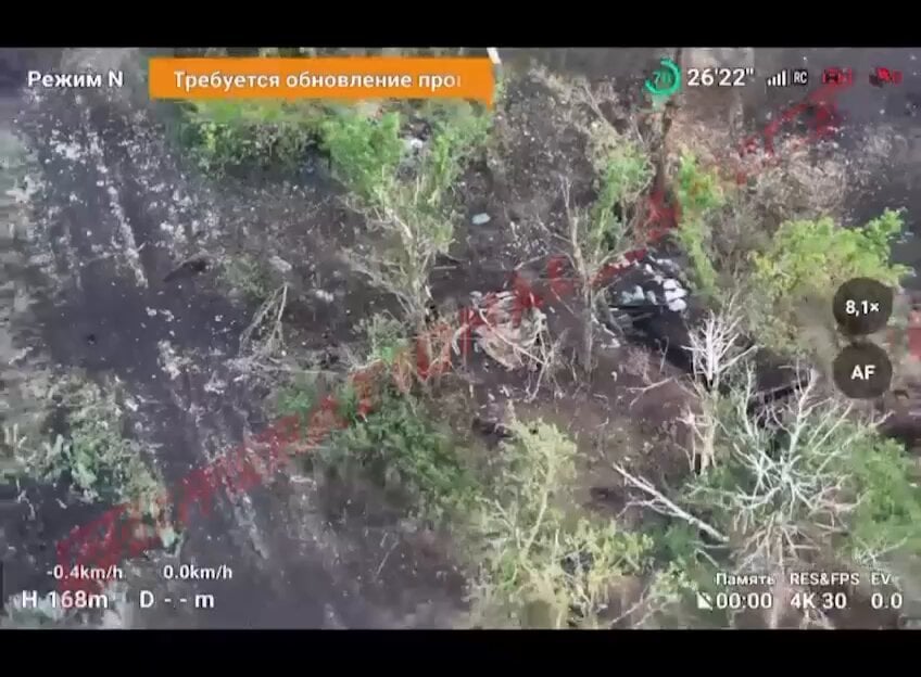 #ウクライナ軍: ハリコフ地域の第25旅団の塹壕への失敗した攻撃の映像