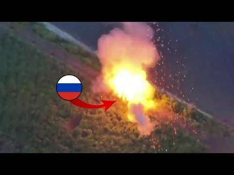 ウクライナ軍、FGM-148ジャベリンとドローンでロシアの車列を破壊