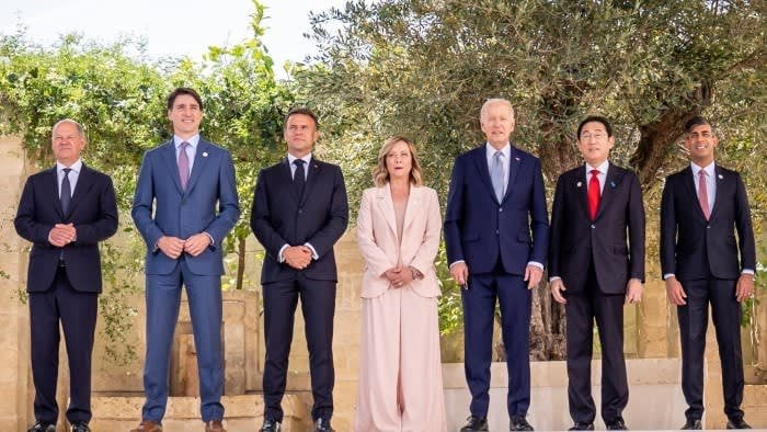 G7、ウクライナへの500億ドル融資で「暫定」合意