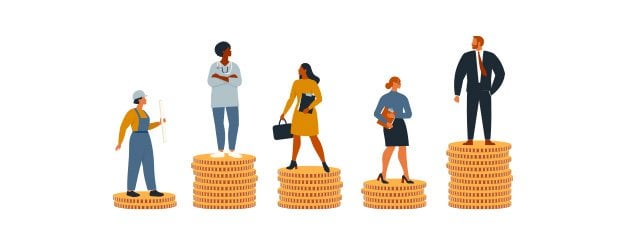 最も一般的な給与: 銀行 4,300 ユーロ、政府 2,600 ユーロ、教育および建設 2,400 ユーロ、ホテルおよび商業 1,700 ユーロ