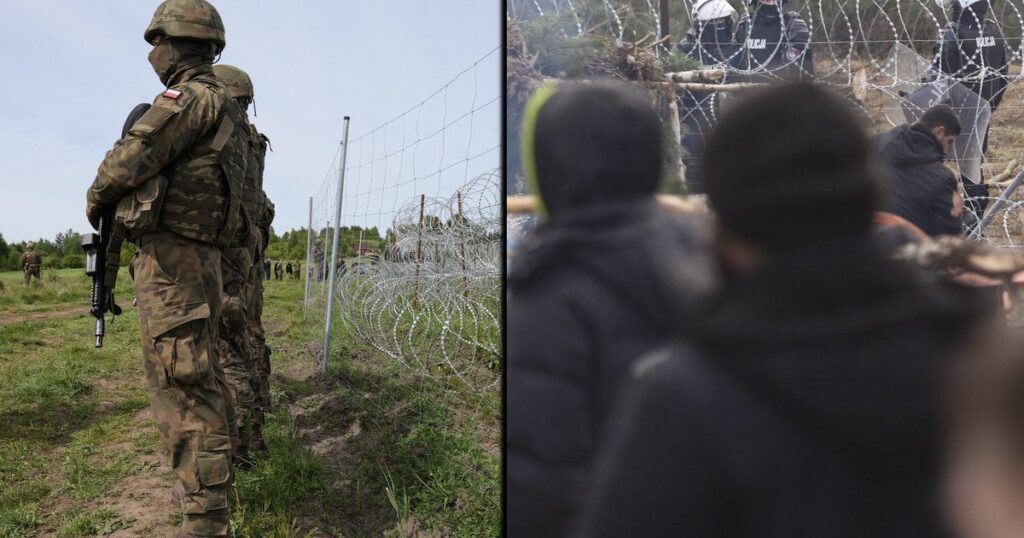 ポーランド・ベラルーシ国境で移民に警告射撃を行ったポーランド兵士が逮捕された。