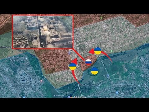 ロシア軍がヴォフチャンスクで包囲！ | ウクライナ軍がロシア軍の陣地を包囲