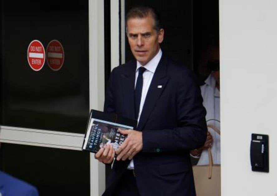 バイデン米大統領の次男ハンター氏＝6日、米東部デラウェア州ウィルミントン（ゲッティ＝共同） - 米大統領、次男恩赦せず トランプ氏と違い示す - 写真・画像(1/1)｜【西日本新聞me】 - 西日本新聞