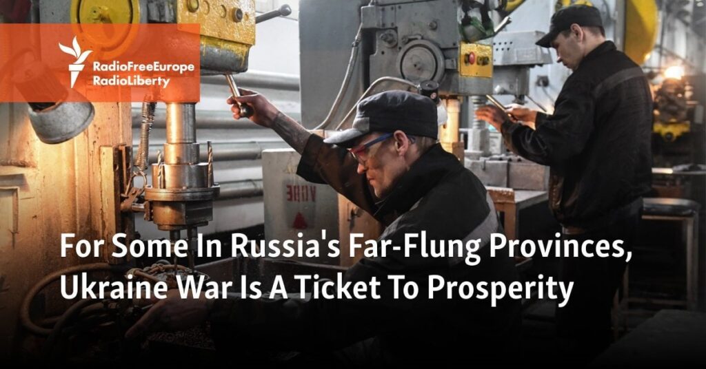 ロシアの遠隔地の一部の人々にとって、ウクライナ戦争は繁栄への切符である