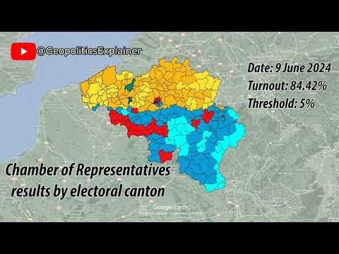 2024年ベルギー選挙結果: 詳細な政治地図の内訳