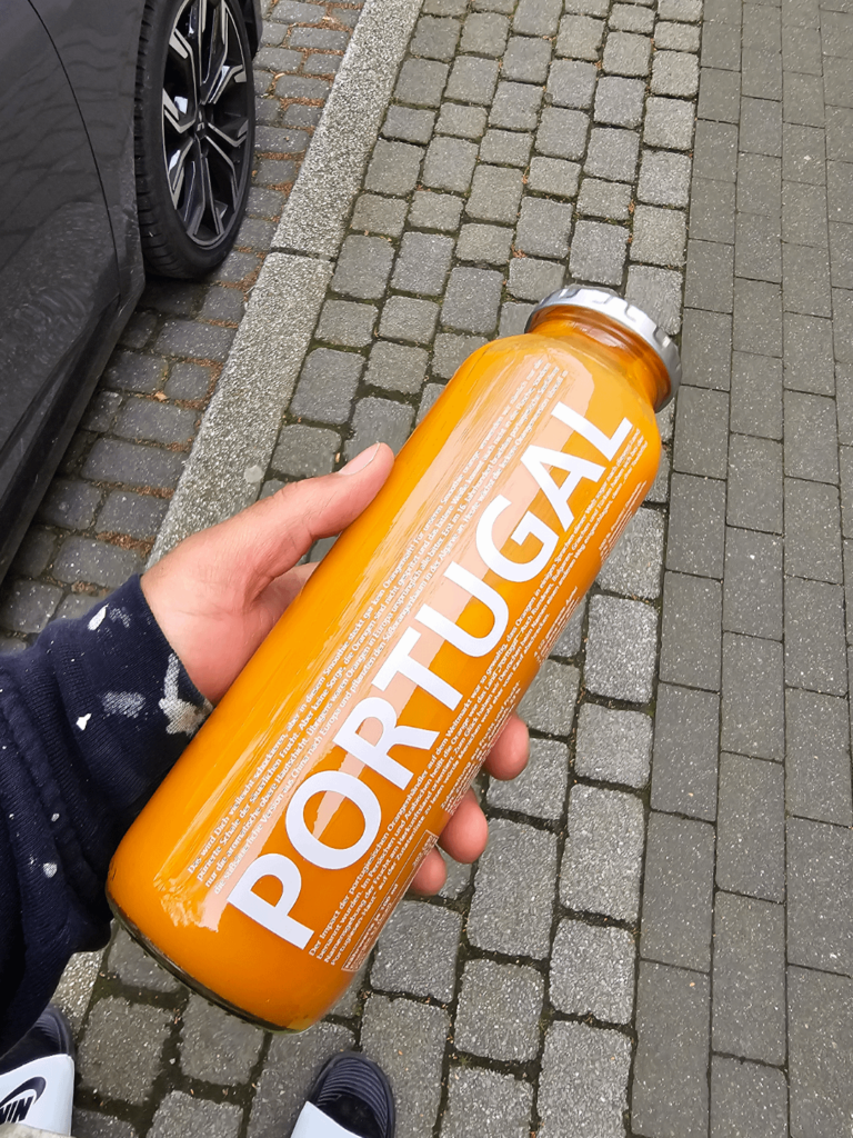 2ヶ月ほど前にドイツで買ったジュース、美味しかったです