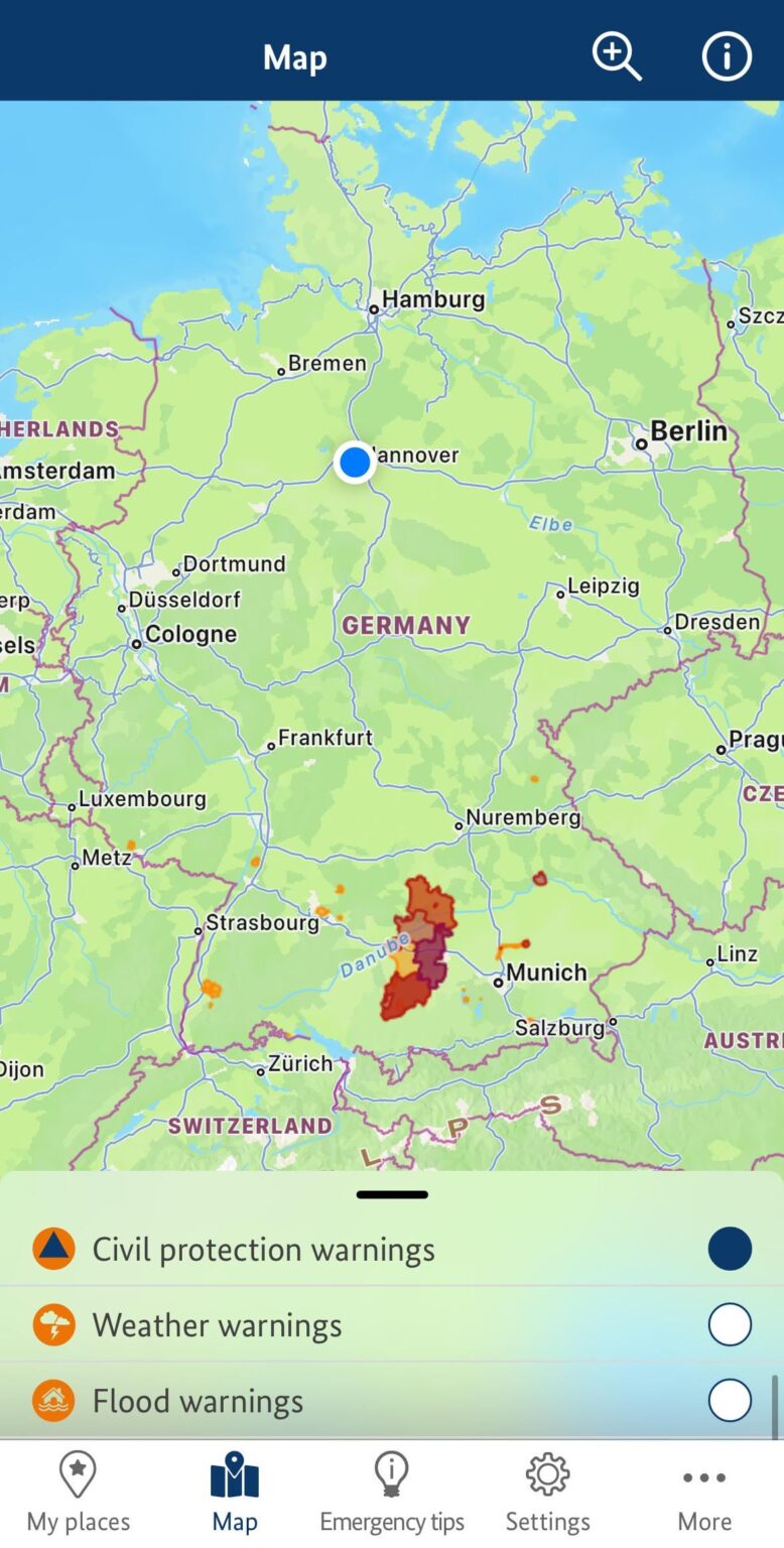 ポルトガルには警報アプリ（嵐、火災、洪水など）がありますか？