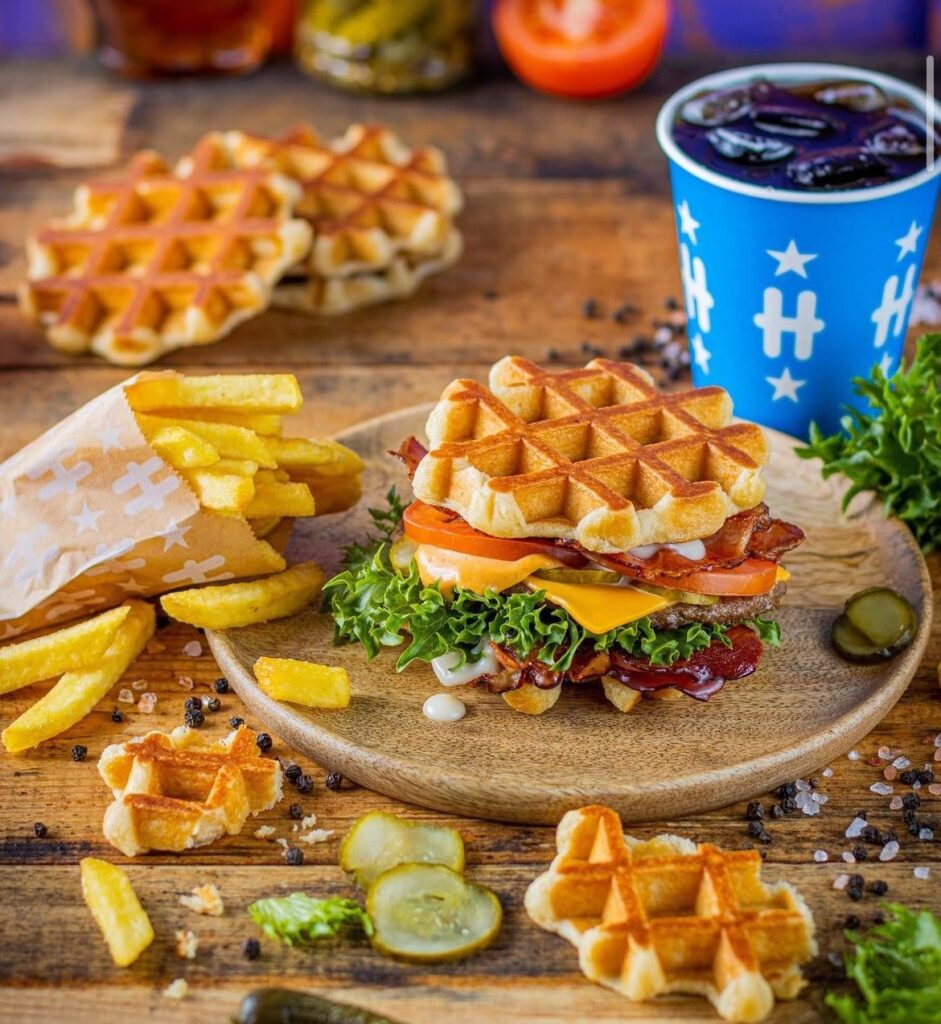 ヘスバーガーの新しいワッフルバーガーの感想は？
