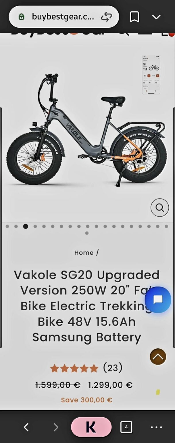 わたし。電動自転車を購入する前に、ちょっと質問したいことがあります。Buybestgear はフィンランド国内に配送してくれる正規のサイトですか？Vakole SG20 (アップグレード版) は、保険や登録などなしで、フィンランド国内で公道走行できますか？1,500 ユーロを超えない他のおすすめはありますか？よろしくお願いします！