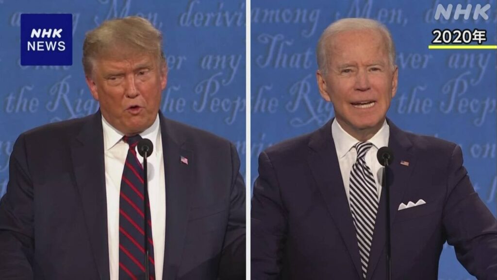 米大統領選テレビ討論会 “相手候補の発言中はマイクオフ”CNN | NHK - nhk.or.jp