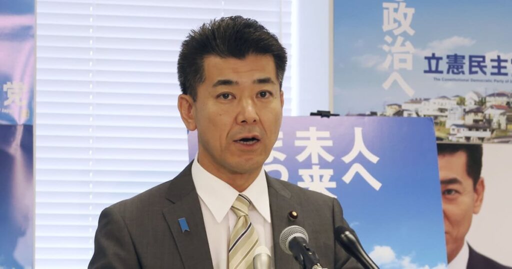 立民・泉氏、規正法は不信任の判断基準 「評価できず」 - 日本経済新聞