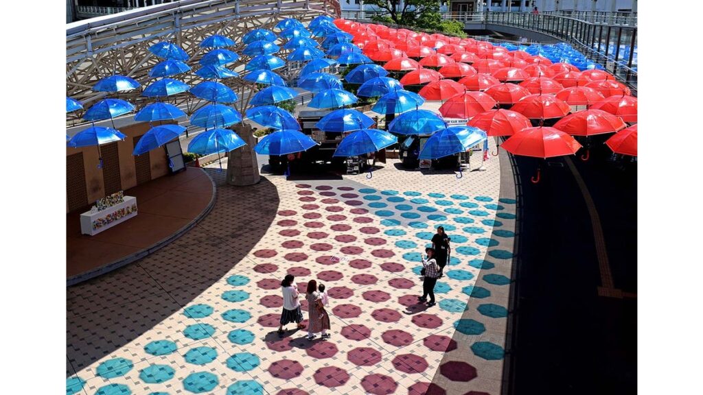 [Pick up photos] 初夏の風に揺れる「アンブレラスカイ」 刈谷