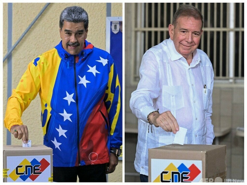 ベネズエラ大統領選で現職マドゥロ氏勝利