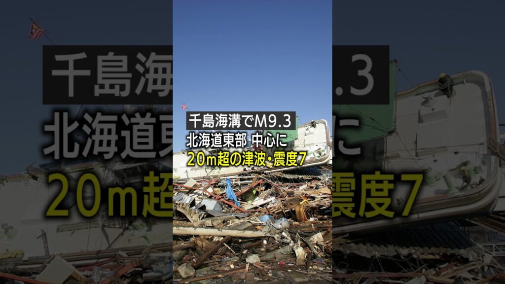 【M9.3】南海トラフよりヤバい地震があるらしい…。