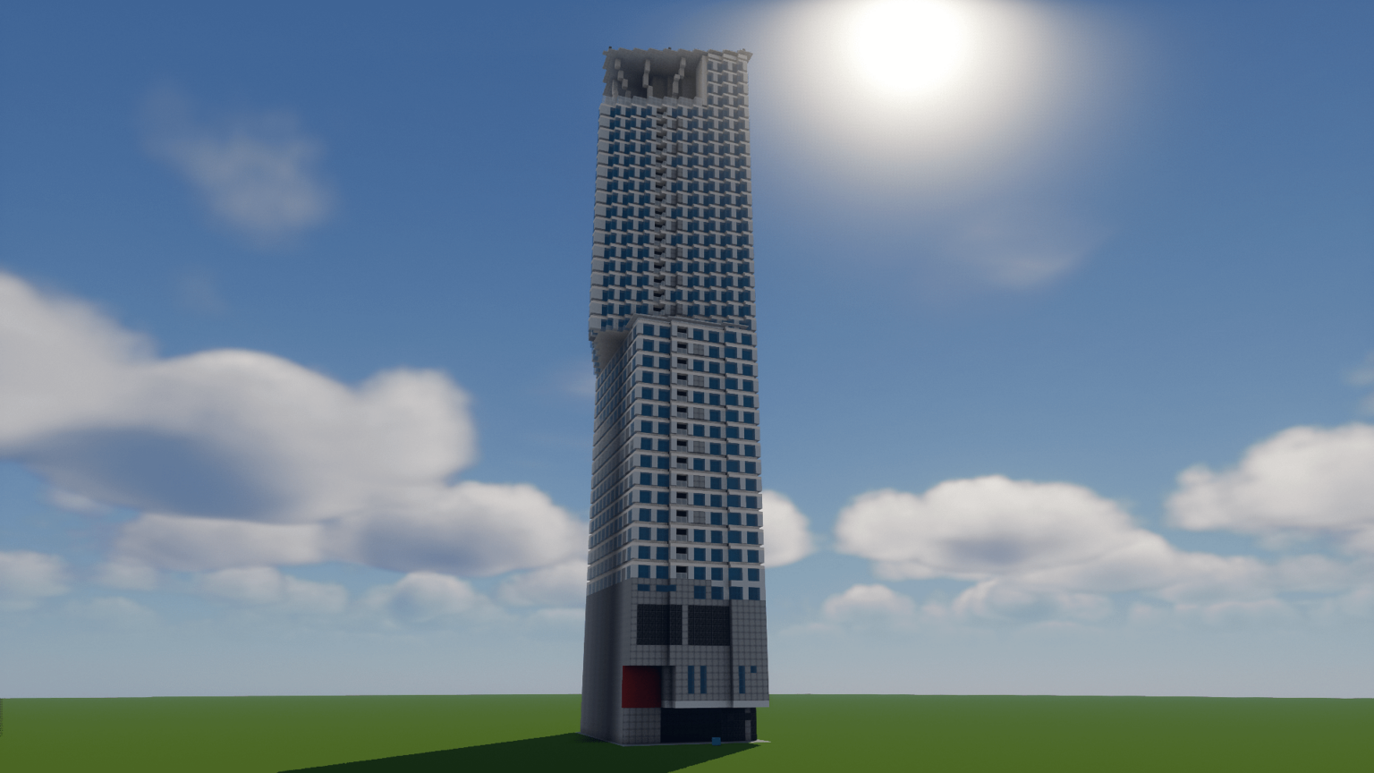 こんにちは、フィンランド。Minecraft であなたの国で最も高い建物、Majakka を建てました。出来栄えを教えてください。