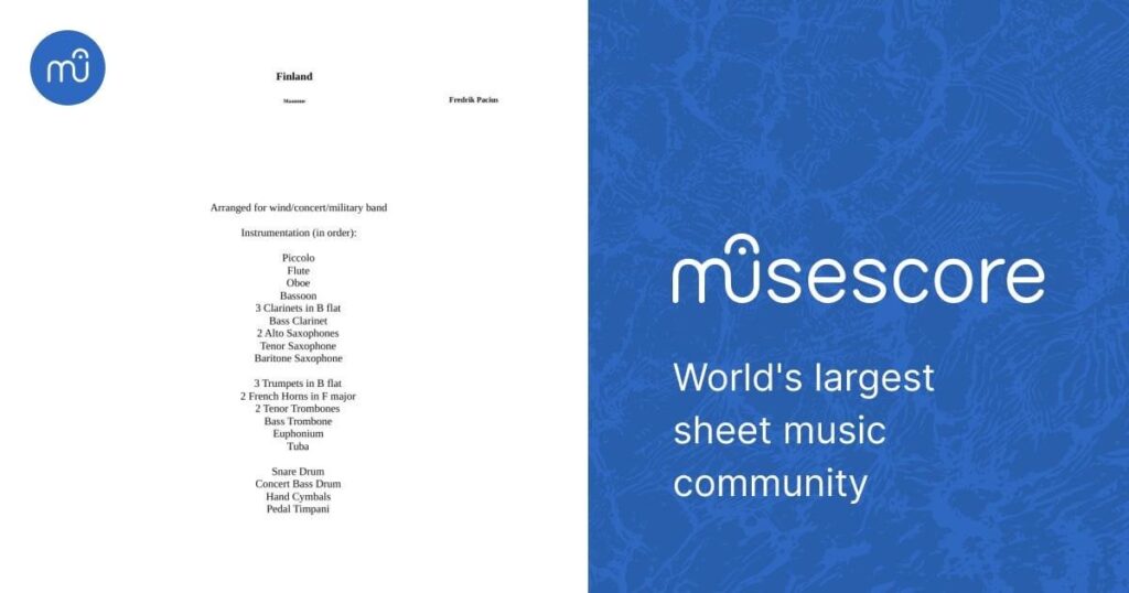 MuseScore でフィンランドの国歌を作成しました。感想は? 出来はどうでしたか?