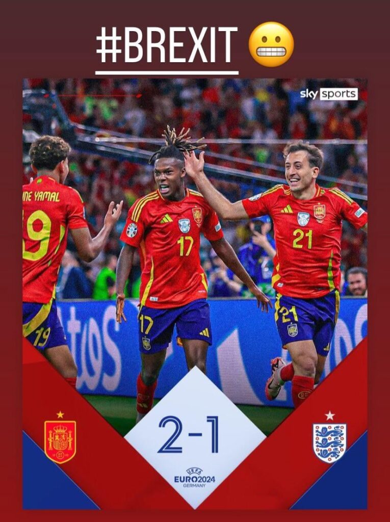 スペインが素晴らしい勝利！ウィンブルドンとユーロ！Brexitは現実だ😬🤣🤪