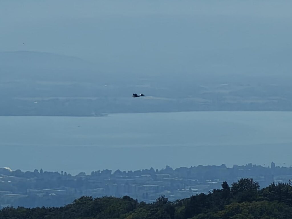 この戦闘機がレマン地域上空で何をしていたのか知​​っている人はいますか?