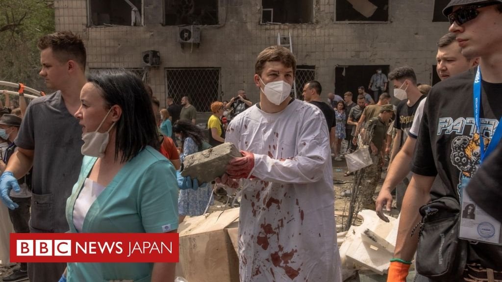 ミサイル直撃のキーウ小児病院、「まさに地獄だった」 院長が証言 - BBC.com