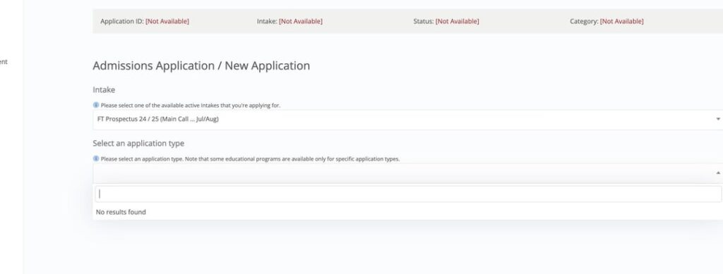 Classter (MCAST) の FT コースへの申し込みエラー