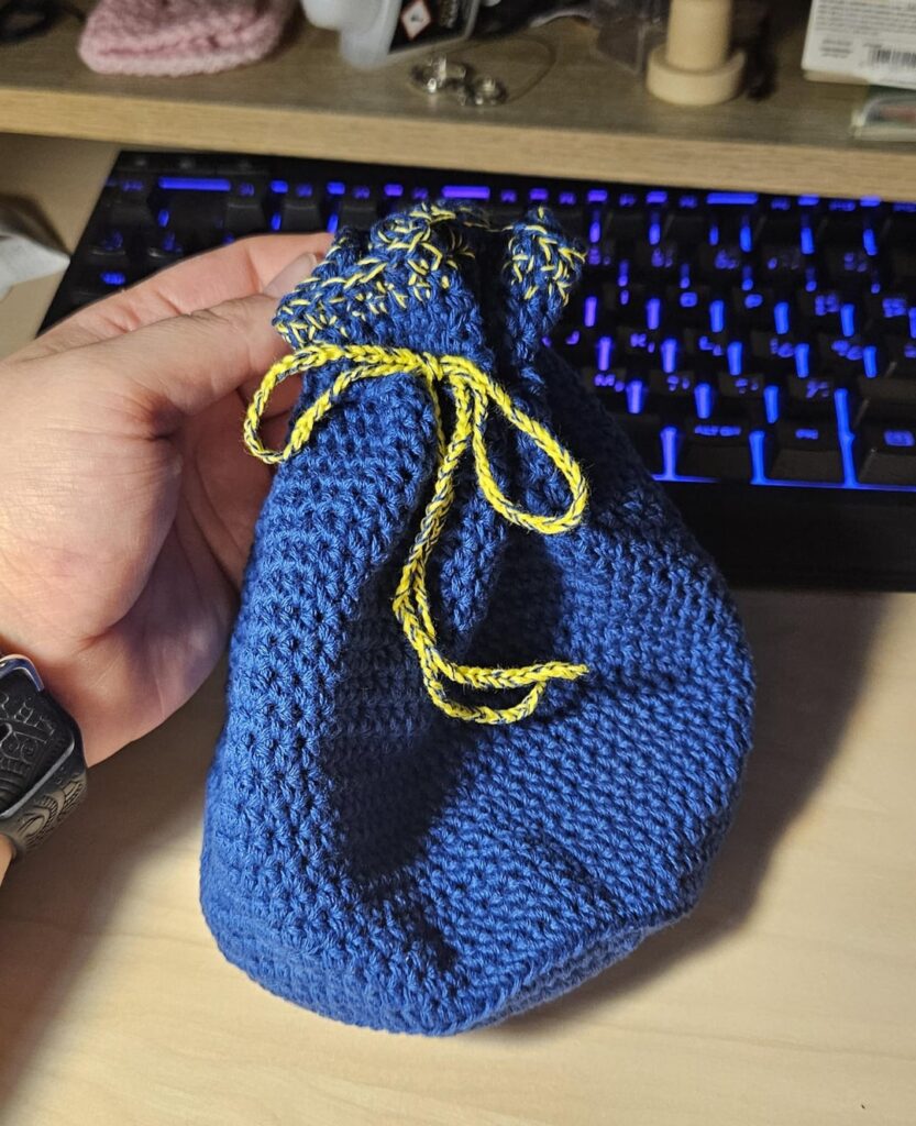 サイコロバッグ作りに夢中だった