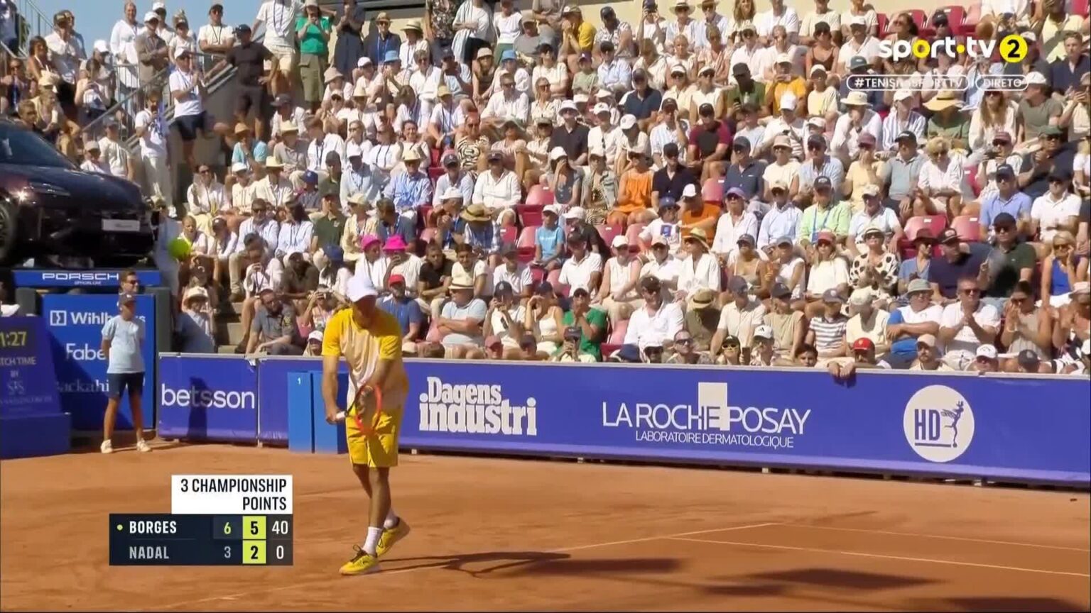 ヌーノ・ボルヘスがスウェーデン・オープン決勝でラファエル・ナダルを6-3 6-2で破り、ATP初タイトルを獲得