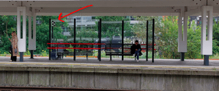鉄道駅 (アムステルダム?): このシンボル/ステッカーは何ですか?