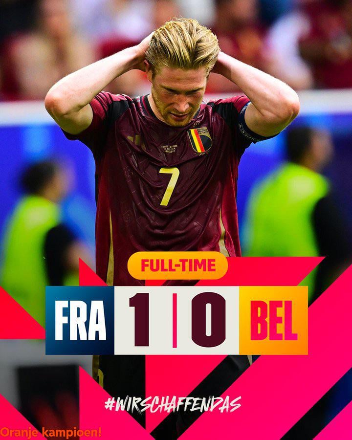ベルギー🇧🇪はユーロ敗退！