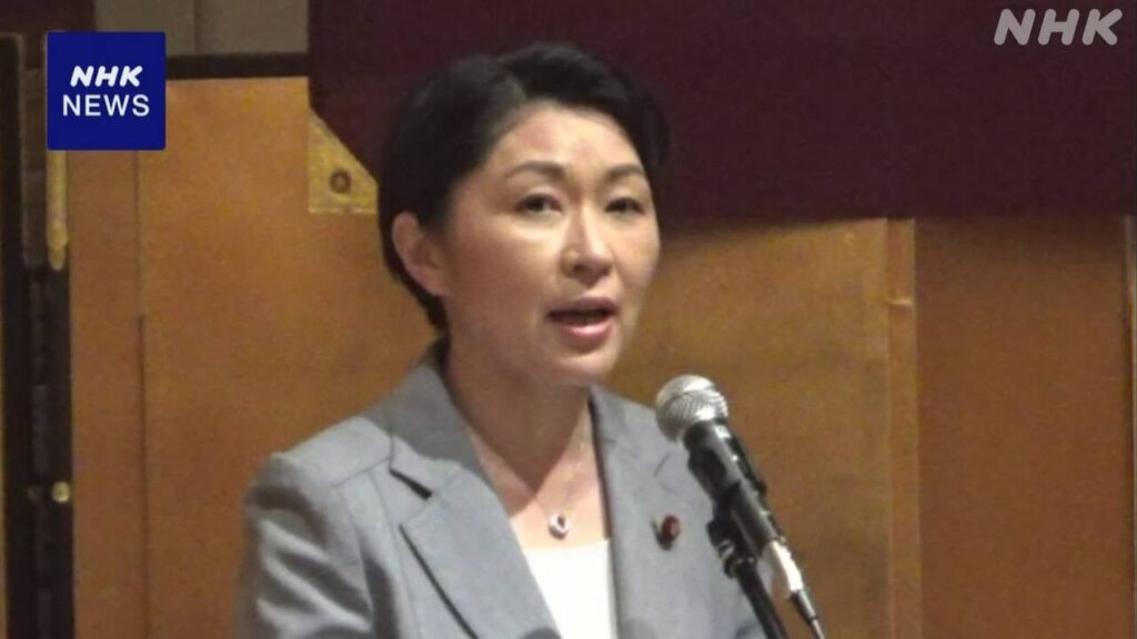 自民 小渕選対委員長“総裁選 複数候補で活発な政策論争を” | NHK - nhk.or.jp