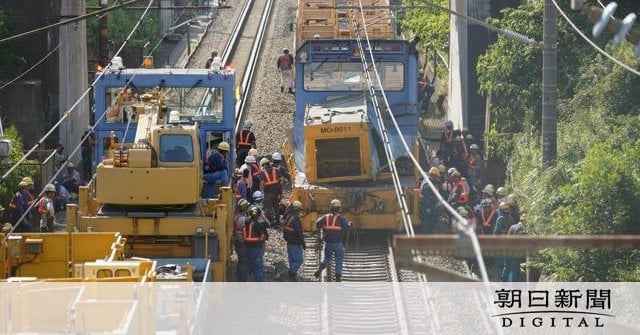 東海道新幹線、車両の撤去作業終了 23日始発から運転再開を予定
