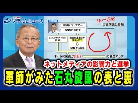 【石丸陣営 藤川晋之助氏出演】ネットメディアの影響力と選挙 軍師がみた石丸旋風の表と裏 2024/7/12放送＜前編＞ - BSフジ プライムニュース