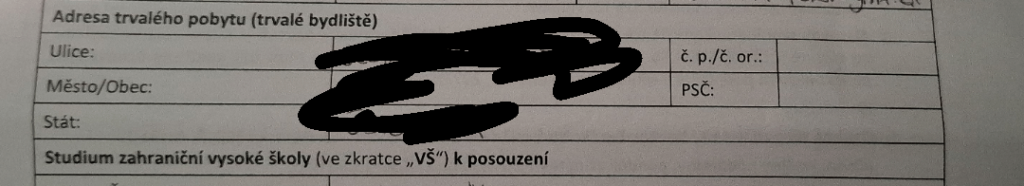 č.p/č.or と PSČ はどういう意味ですか?