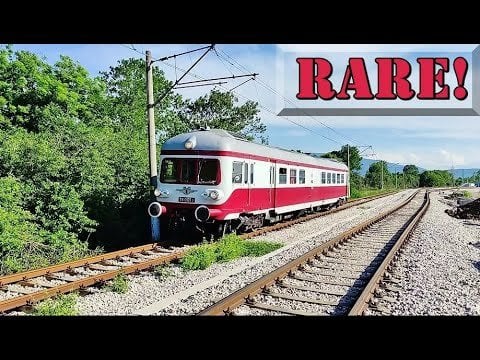 ユニークな車両: ボズリシテ駅の BDZ ディーゼル機関車 19 001 #トレインスポッティング