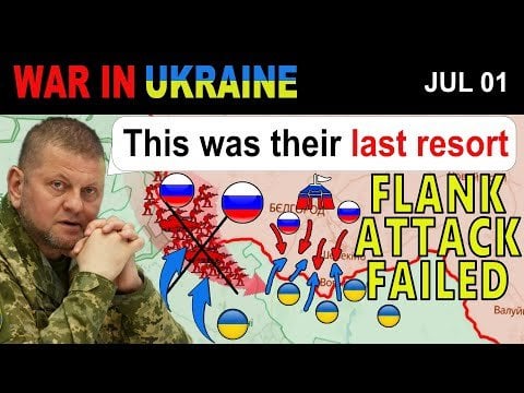 7月1日: ナイストライ! ロシア軍の突然の側面攻撃は惨めに失敗