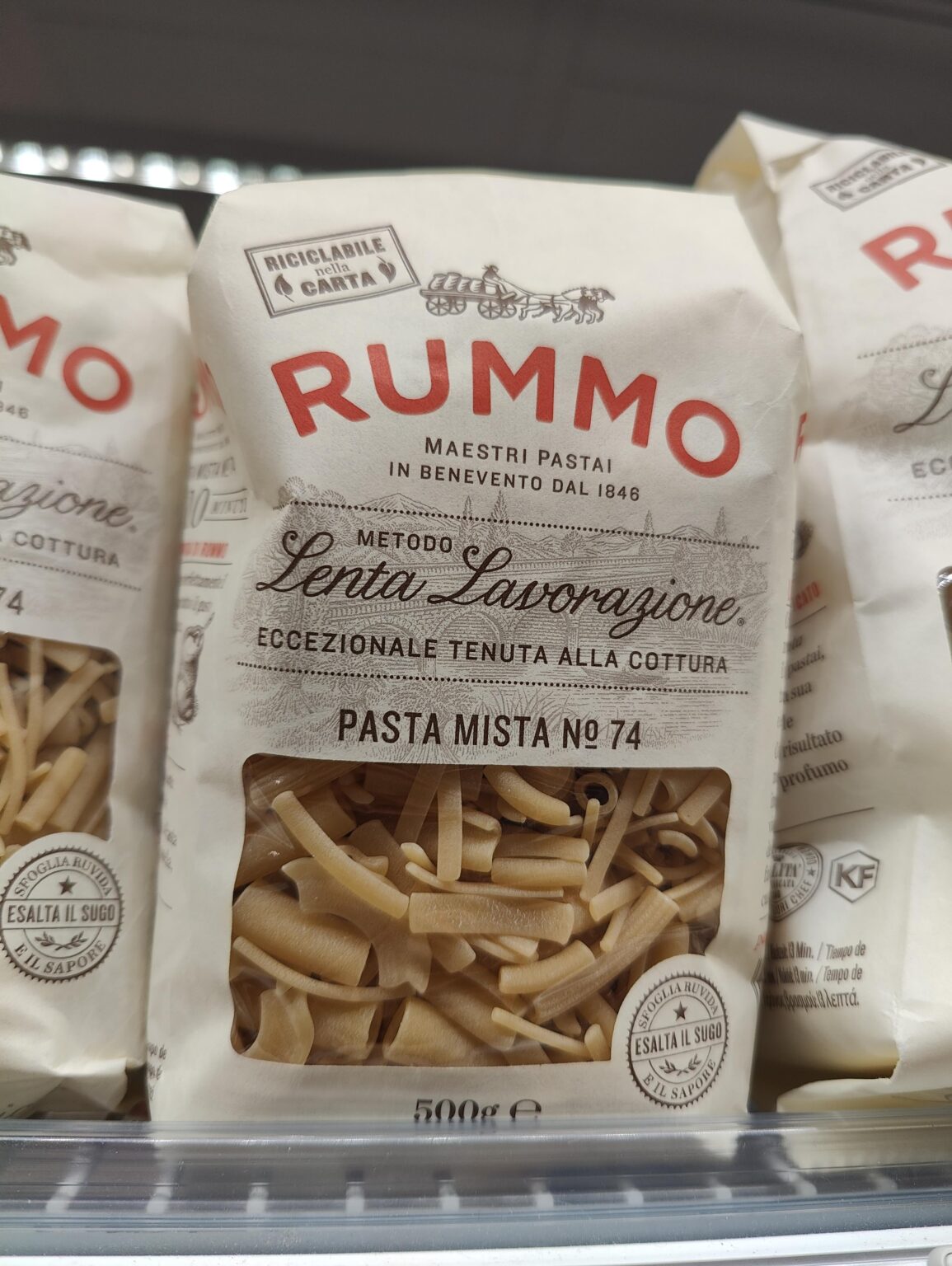 これは違法な気がします: Rummo pasta mista
