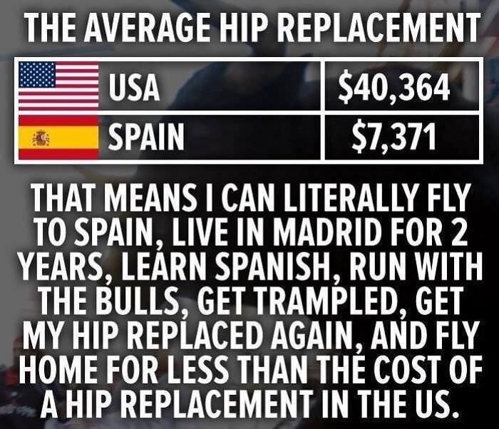 アメリカの素晴らしい医療