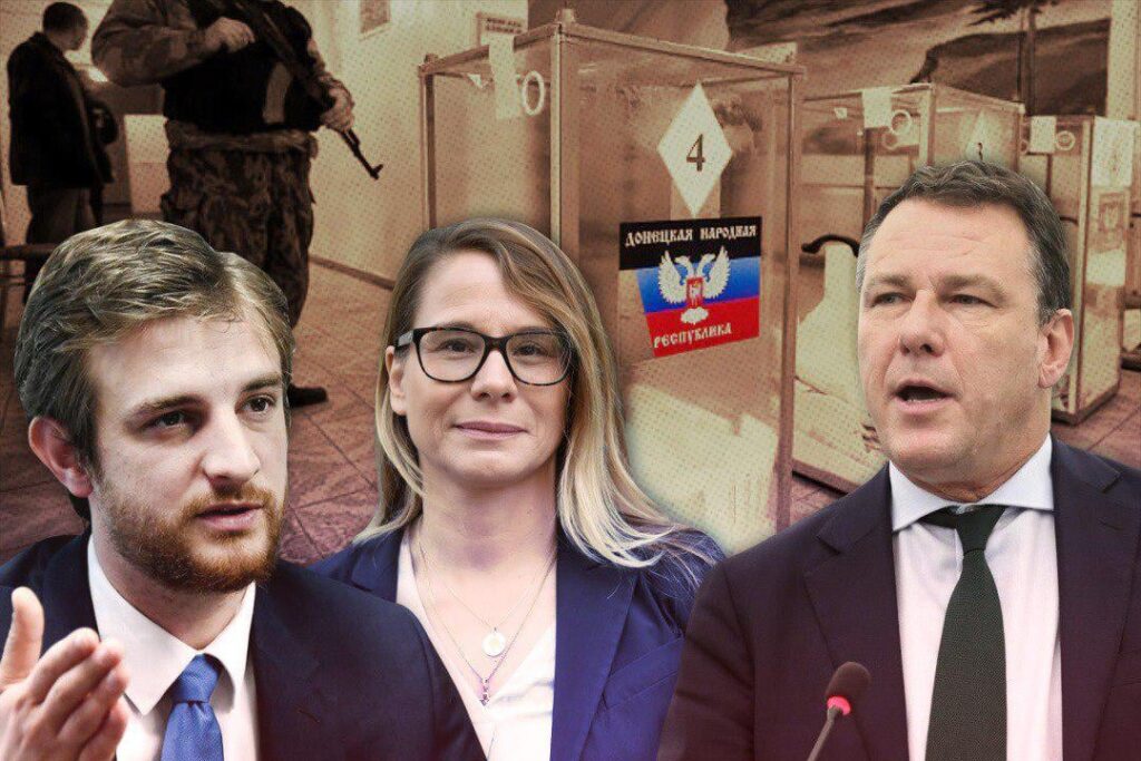 ロシアの選挙で「監視員」を務めた極右のRN候補者がフランス議会で議席を獲得した。ロシア国内またはウクライナの占領地域で行われたロシアの国民投票で「選挙監視員」を務めた極右候補者9人が、第1回選挙で当選（または勝利）した。