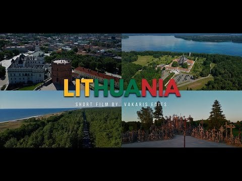 リトアニア全土のモンタージュを作りました！🇱🇹