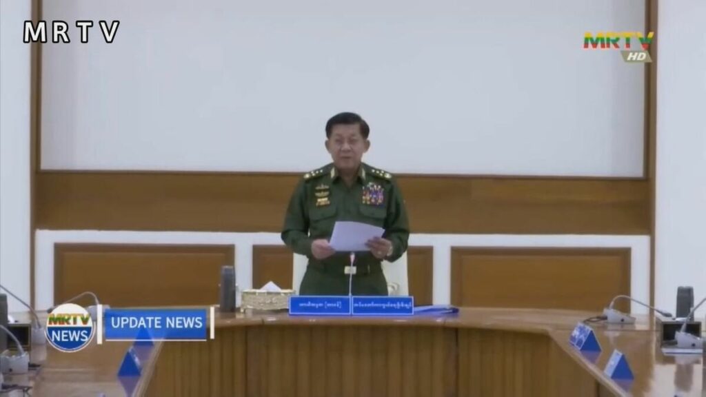 ミャンマー軍「非常事態宣言」を再び延長 総司令官「総選挙の準備進めるため」戦闘激化で混乱の収束見えず
