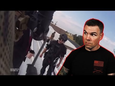 トランプ大統領銃撃後の屋上からの映像
