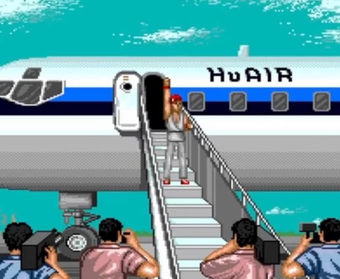 Turbogrfx ストリートファイターのエストニアの国旗。