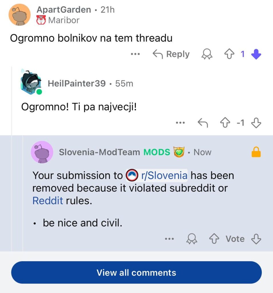 このredditのMODは無効になっていますか？