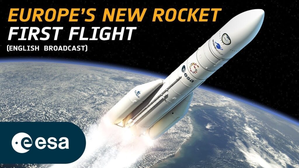 アリアン6の打ち上げ:スロバキアの衛星を搭載した欧州の新型ロケットの初飛行 アリアン6の打ち上げ:スロバキアの衛星を搭載した欧州の新型ロケットの初飛行