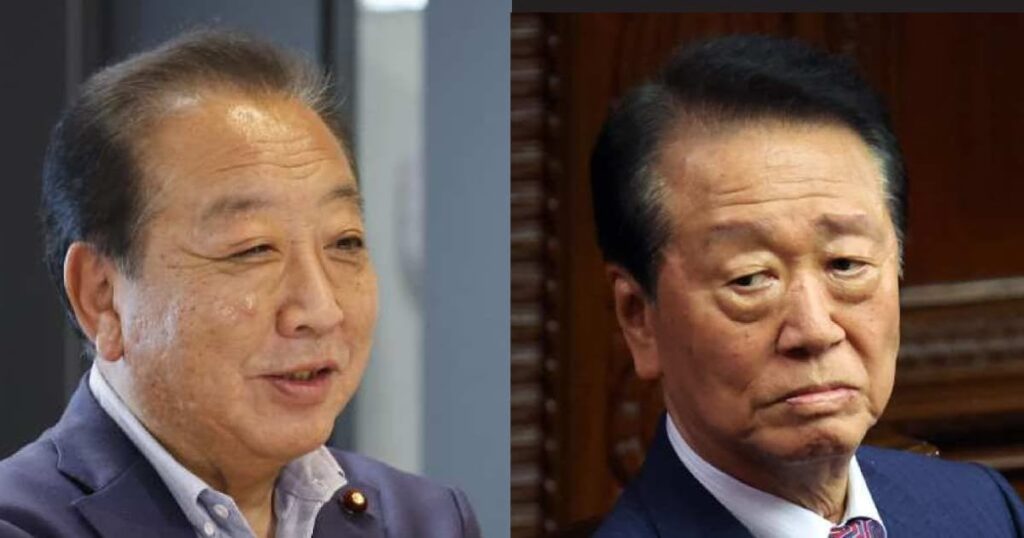 野田元首相と小沢一郎氏が会談 立民代表選巡り意見交換