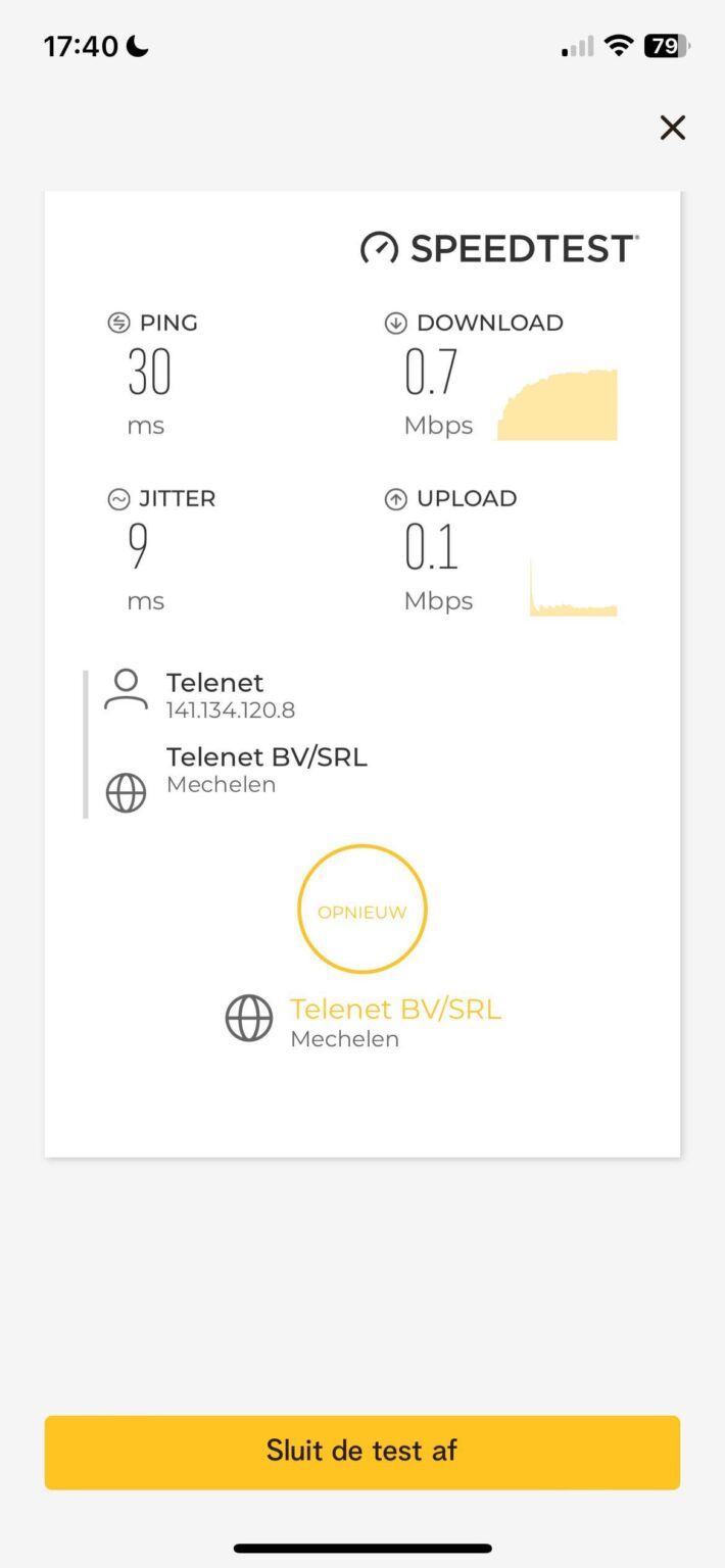 私だけでしょうか、それとも Telenet はここで誇張しているのでしょうか?